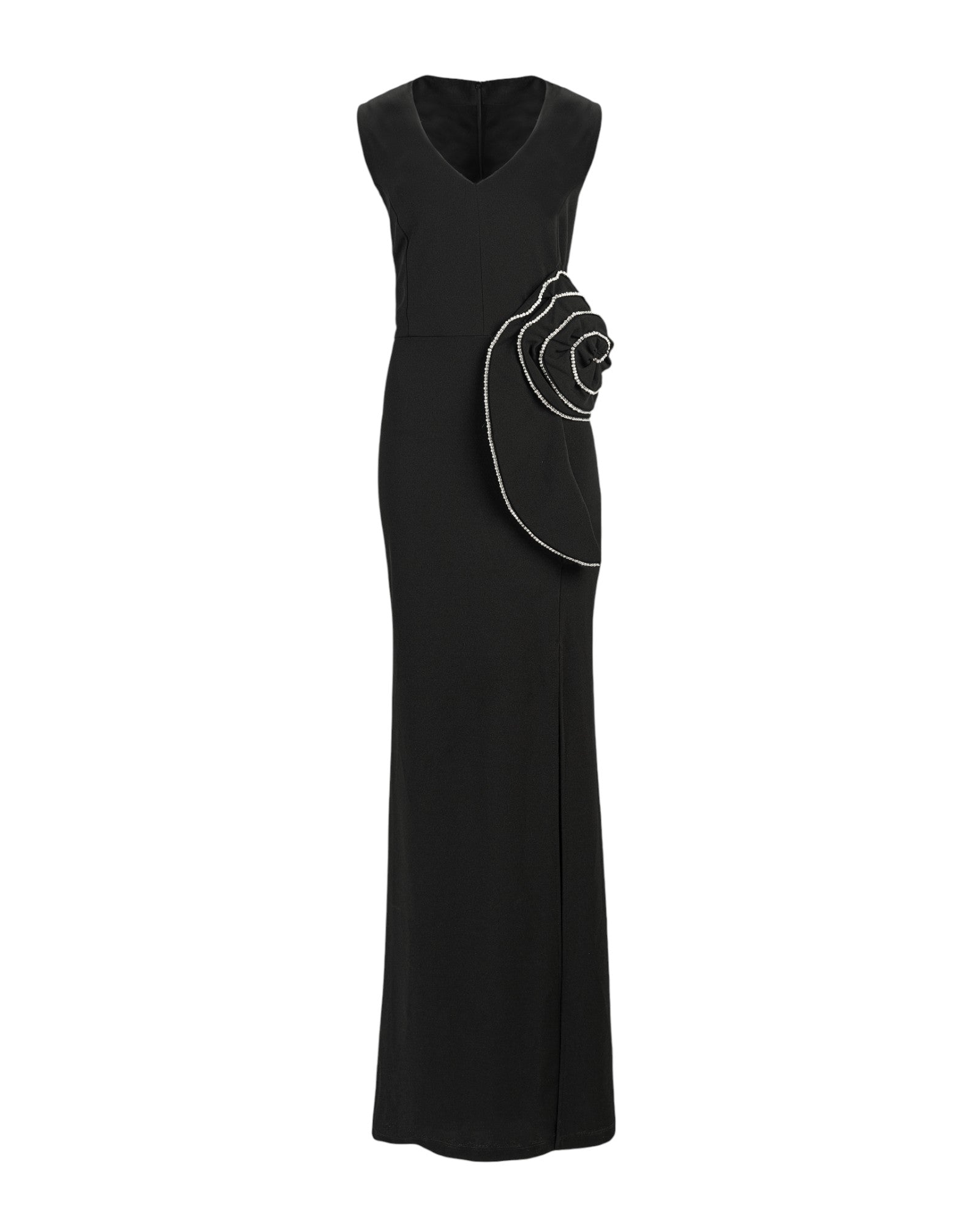 FLORAL LINE DETAIL GOWN