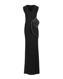 FLORAL LINE DETAIL GOWN