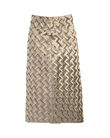 GEOMETRIC MIDI SKIRT