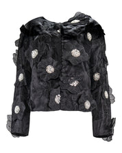 FLORAL EMBELLISHED TWO-PIECE SET