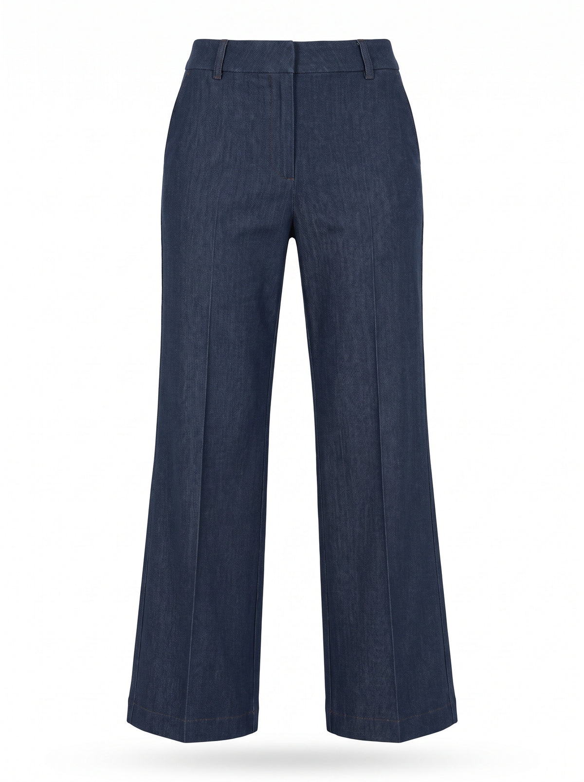 TAILORED WIDE-LEG DENIM JEANS