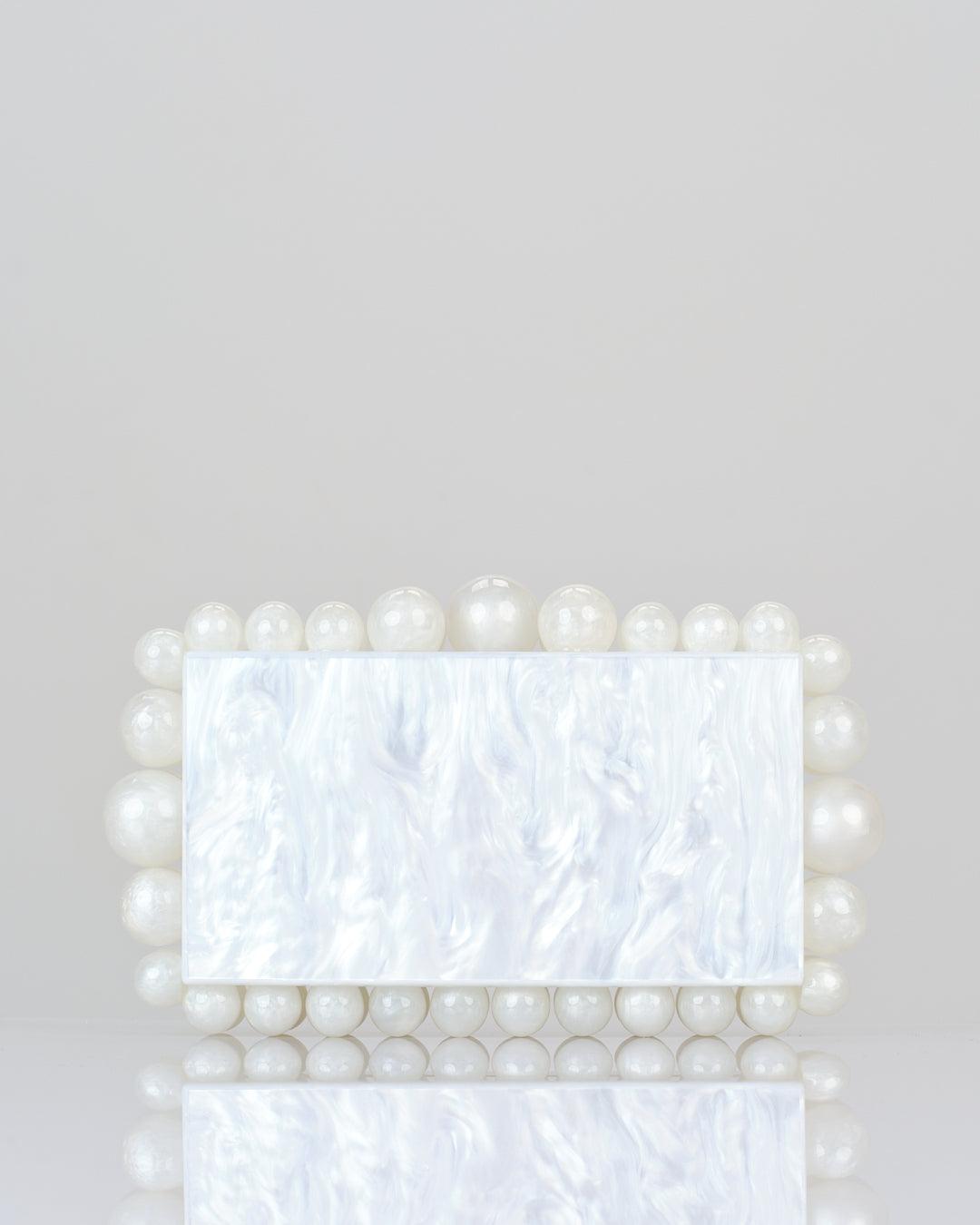 PEARL EMBELLISHED CLUTCH