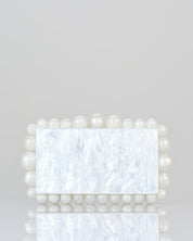 PEARL EMBELLISHED CLUTCH