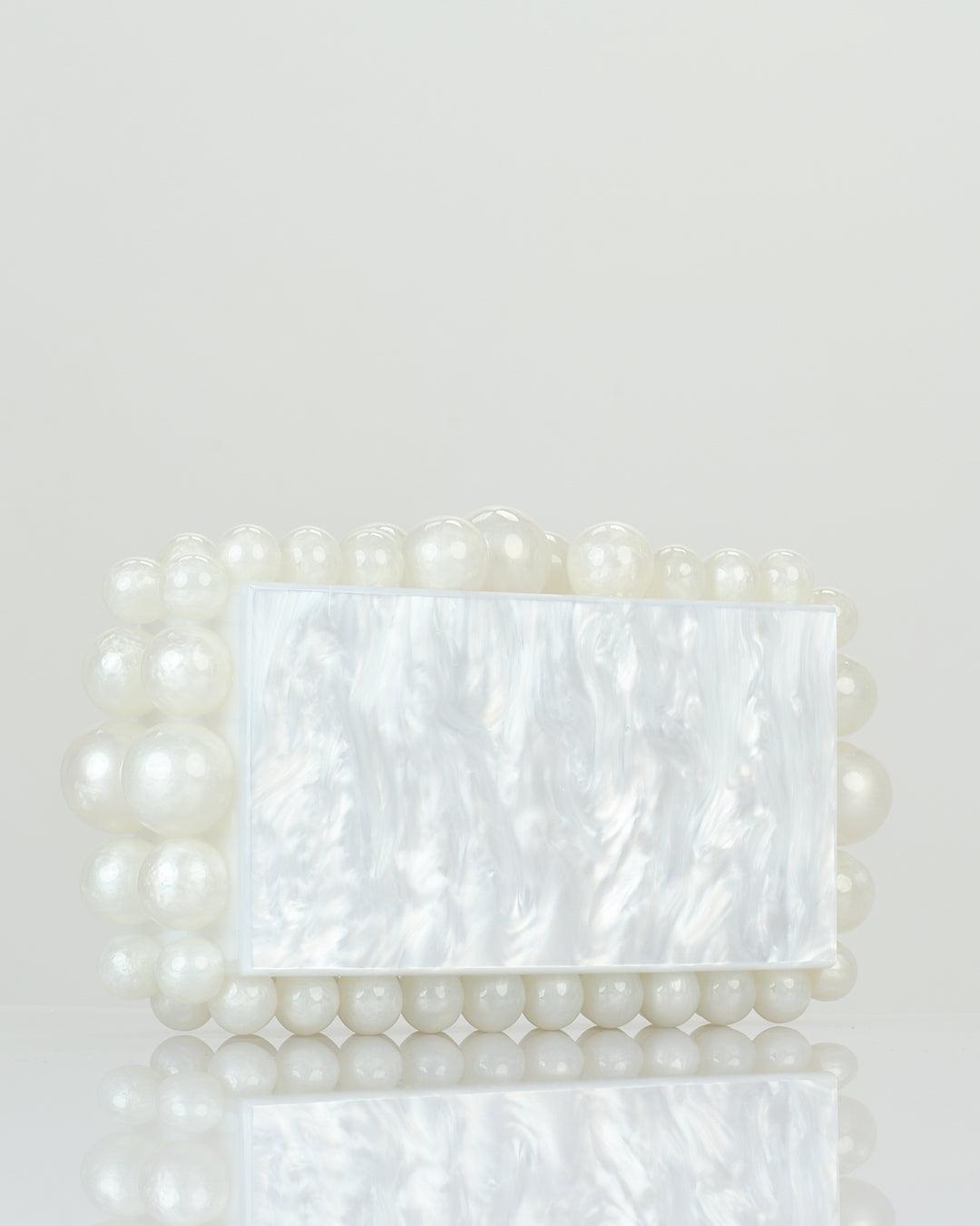 PEARL EMBELLISHED CLUTCH