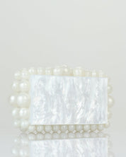 PEARL EMBELLISHED CLUTCH