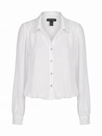CRYSTAL BUTTON BLOUSON SHIRT