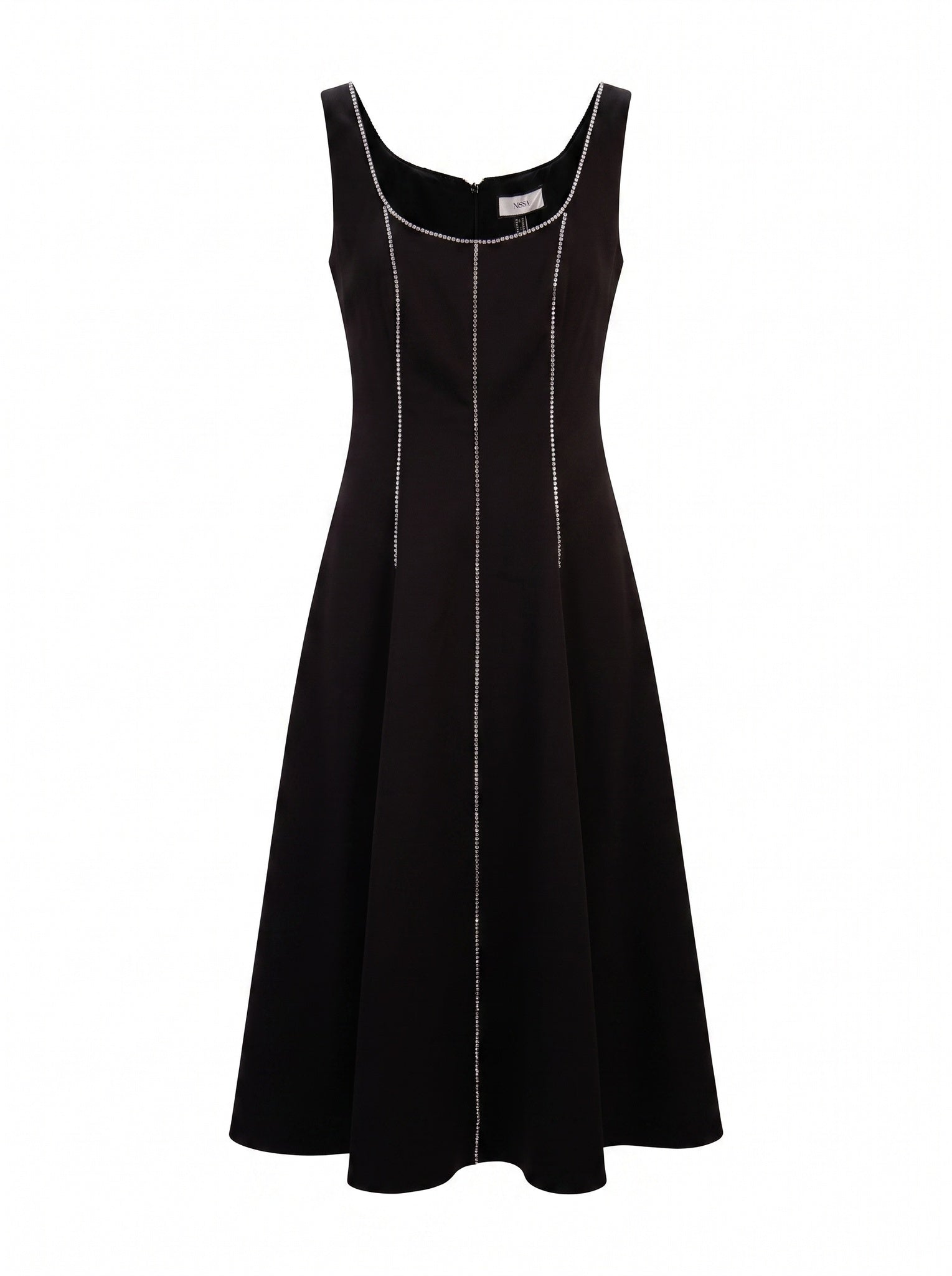 PANELLED MIDI DRESS