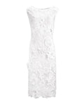 3D FLORAL LACE MIDI DRESS - Nakhle.Ets - Dresses