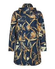 PATTERNED HOODED COAT