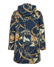 PATTERNED HOODED COAT