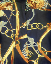 PATTERNED HOODED COAT