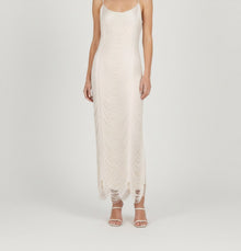 TEXTURED MIDI DRESS