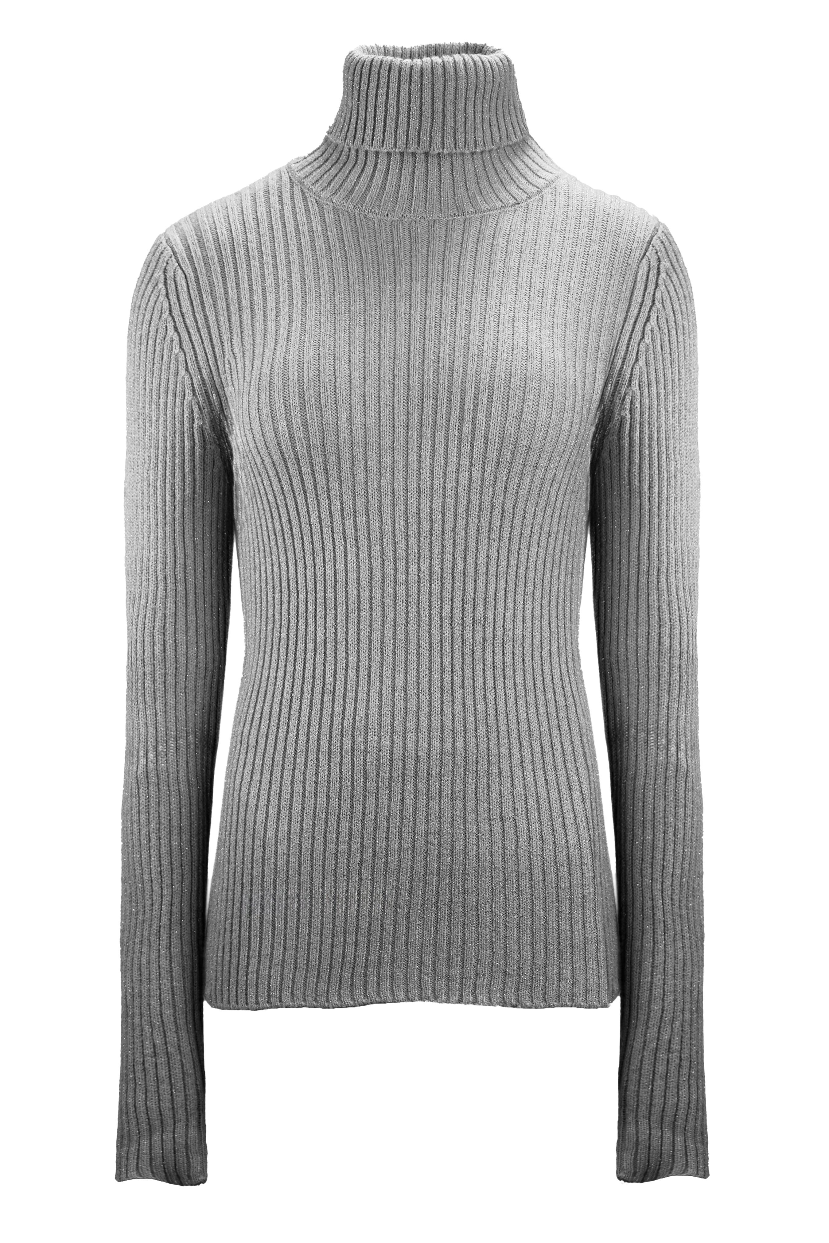 RIBBED TURTLENECK SWEATER