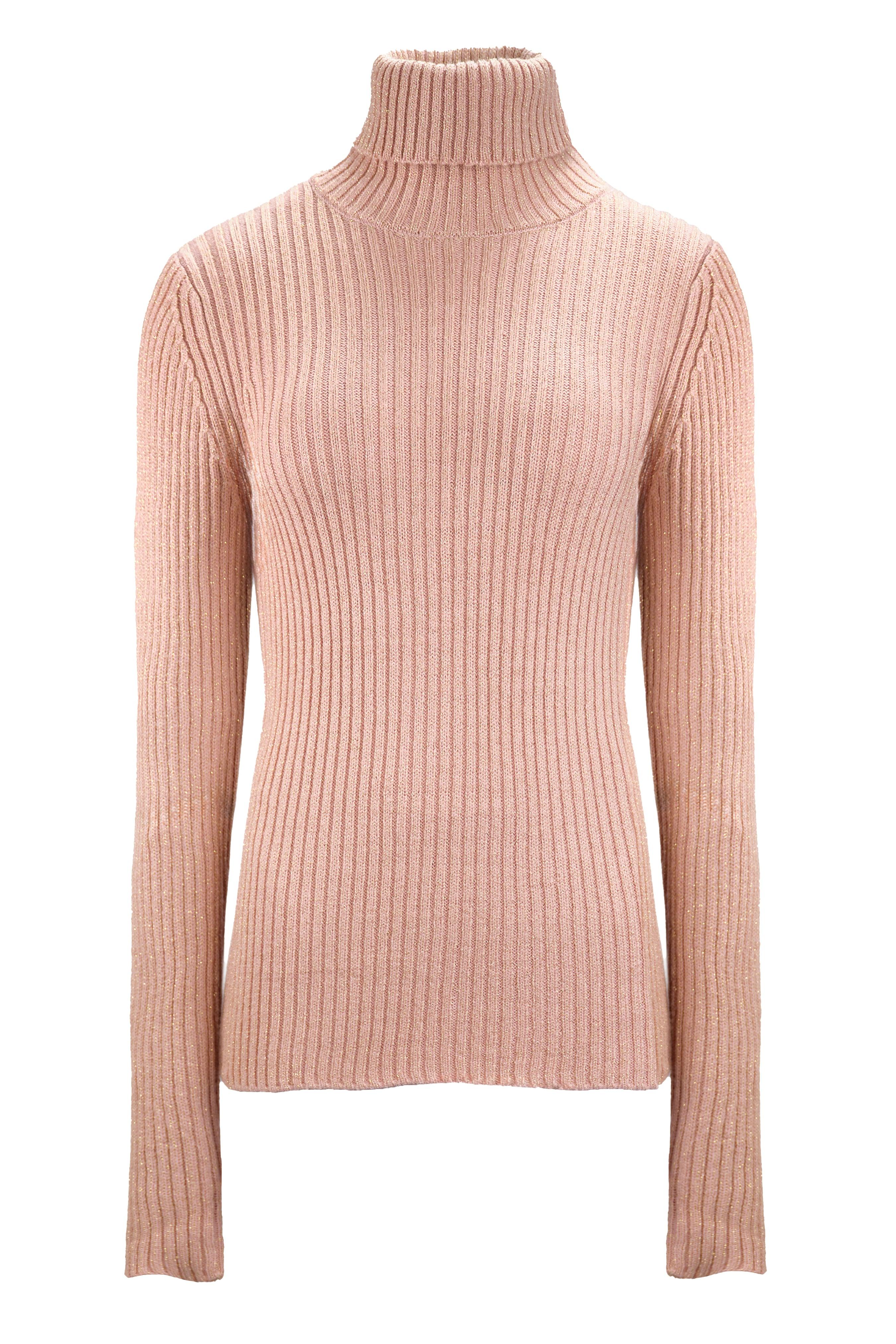 RIBBED TURTLENECK SWEATER