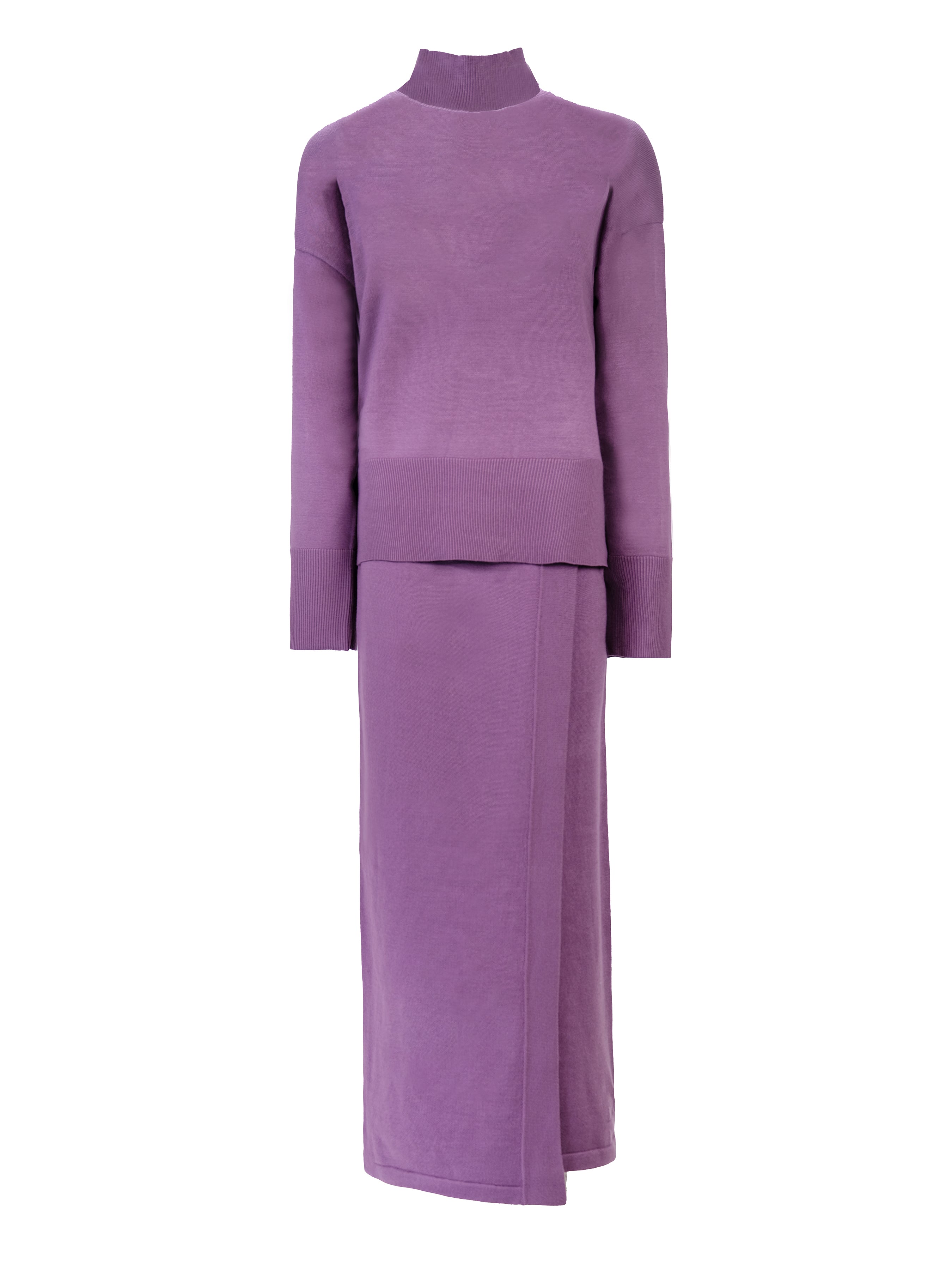 TWO-PIECE KNIT LONG SLEEVE SET