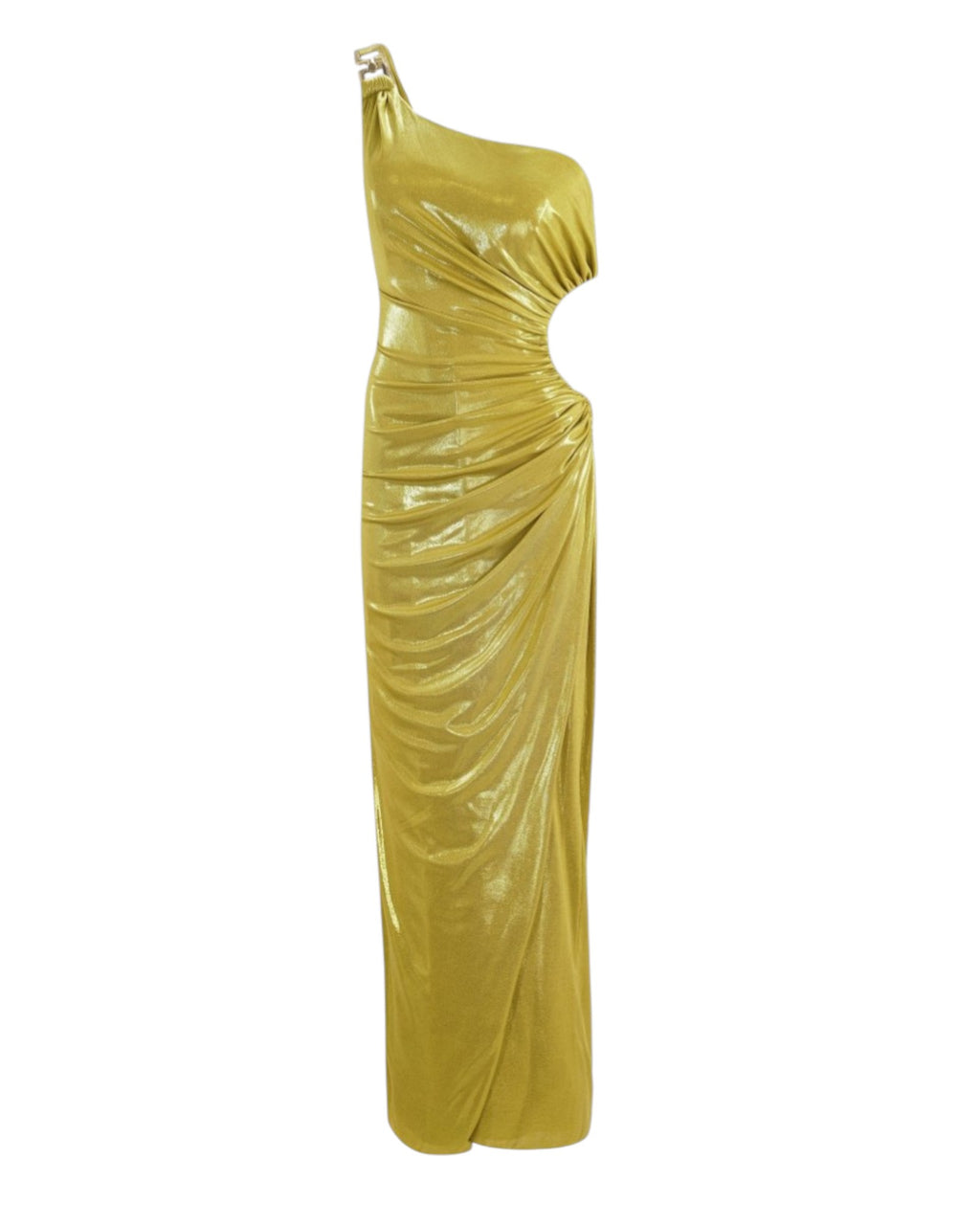 CUTOUT DRAPED GOWN