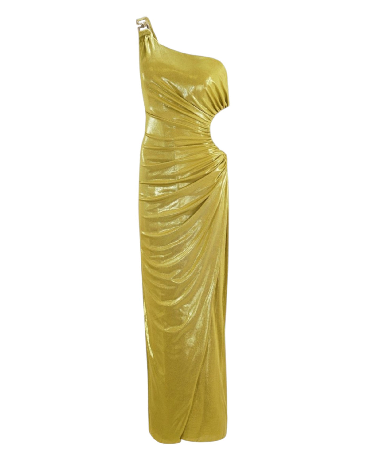 CUTOUT DRAPED GOWN