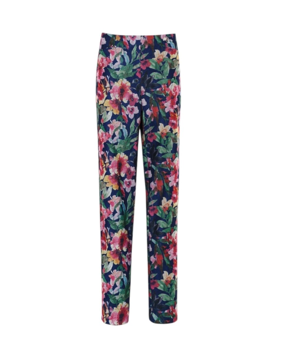 FLORAL STRAIGHT LEG PANTS