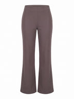 HIGH-WAIST FLARED TAILORED TROUSERS