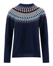 MODERN GEOMETRIC KNIT PULLOVER