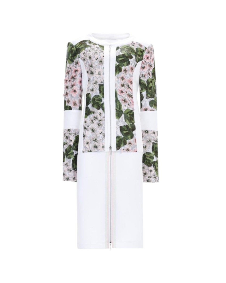 FLORAL PANEL ZIP TWO-PIECE SET