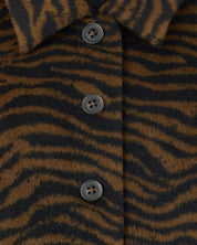 ANIMAL PATTERN BUTTON-UP JACKET
