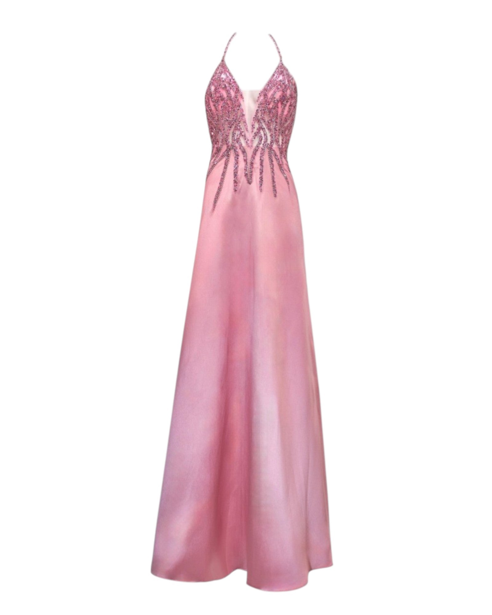 GLAMOROUS SPARKLING EVENING GOWN