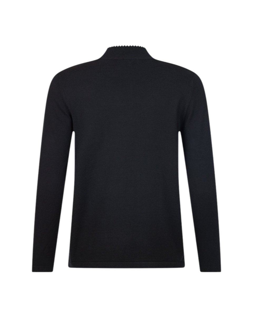 LONG SLEEVE TIE - NECK SWEATER