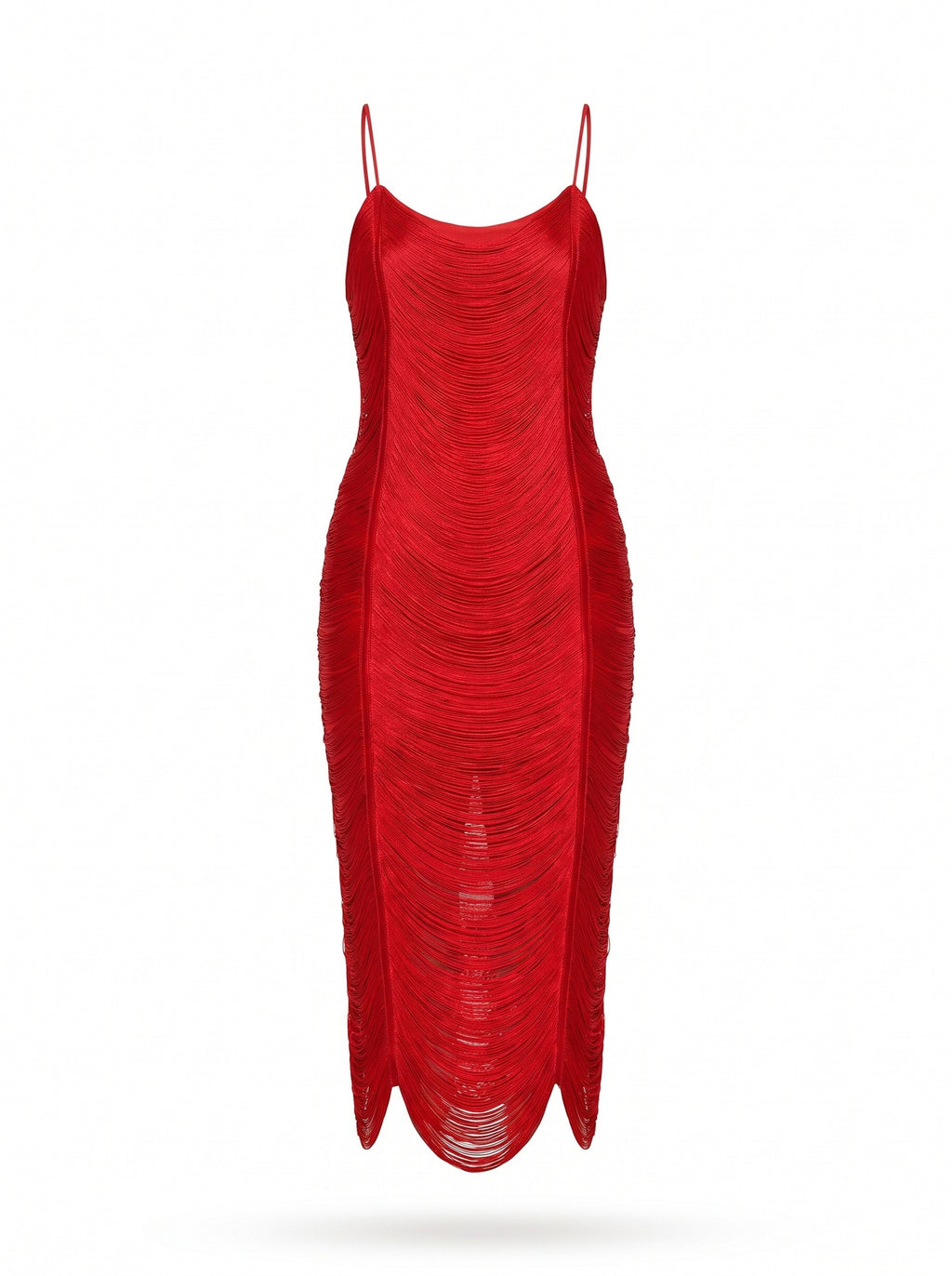 Textured Midi Dress