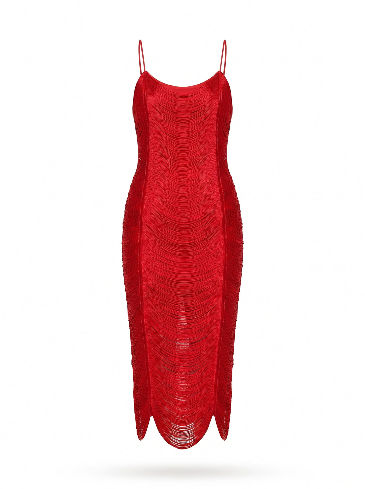 Textured Midi Dress