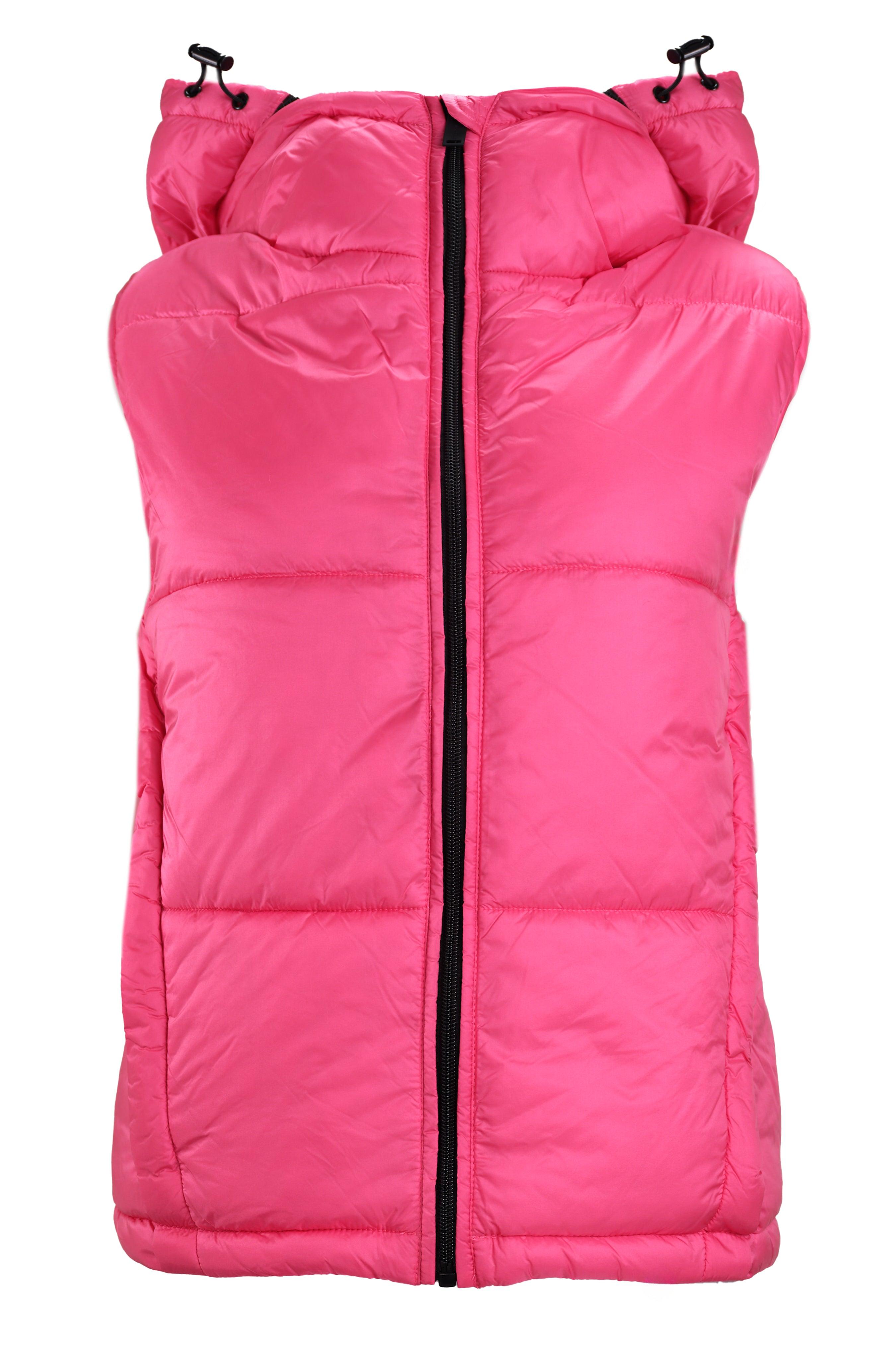 PADDED HOODED VEST