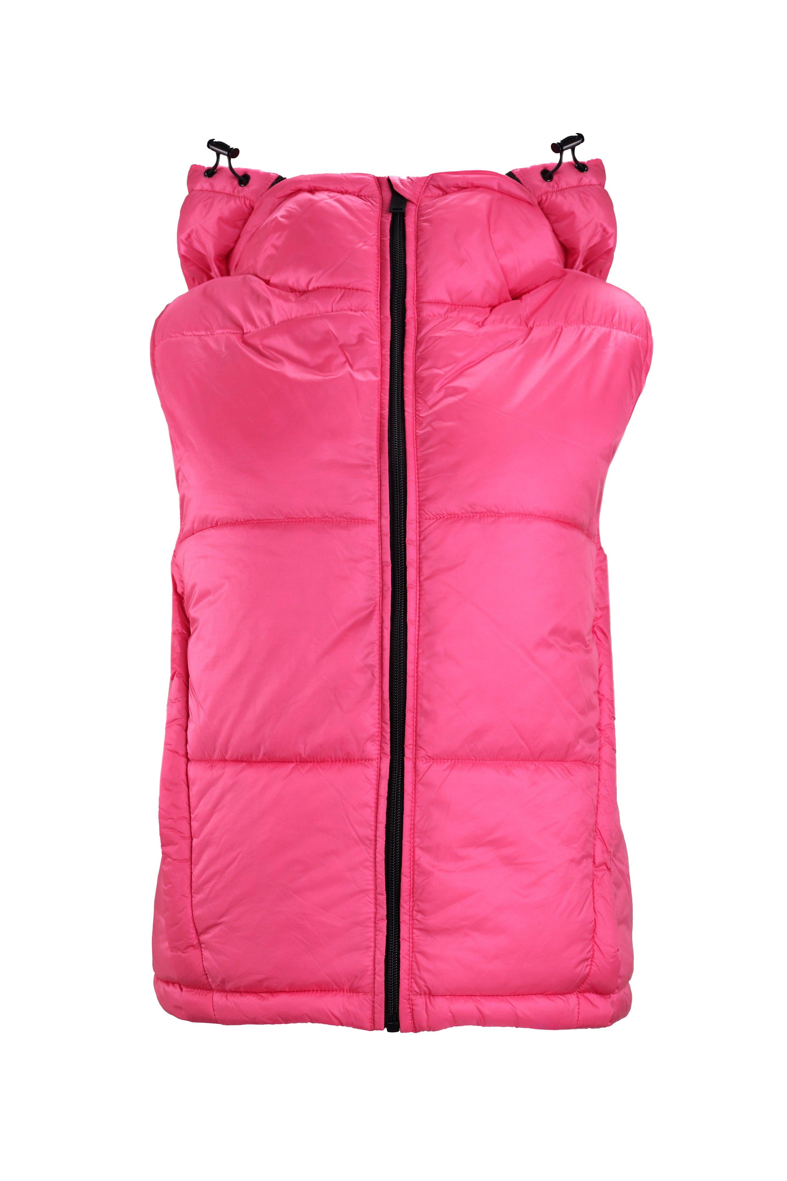 PADDED HOODED VEST