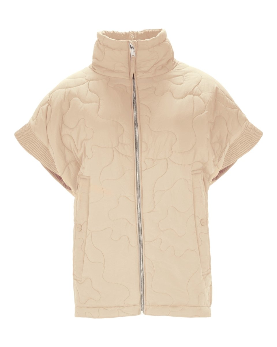 PUFFER QUILTED CAPE
