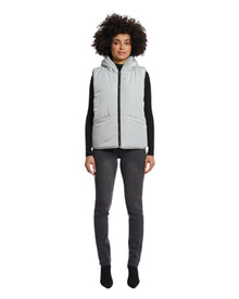 HOODED PUFFER VEST