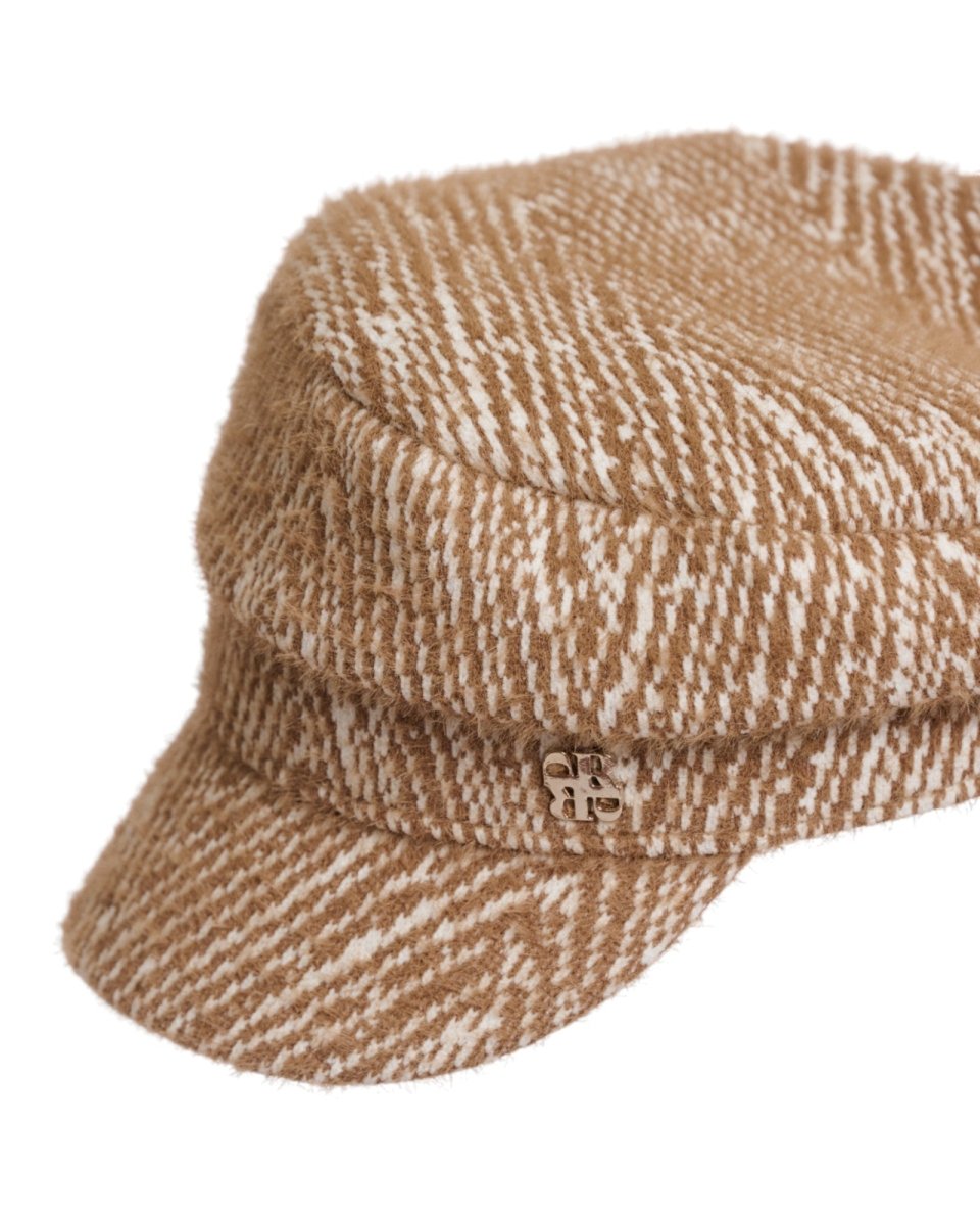 WOOL ZIGZAG CAP