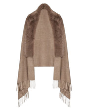 FRINGED CAPE JACKET