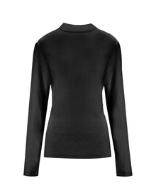 MODERN HIGH-NECK BLOUSE