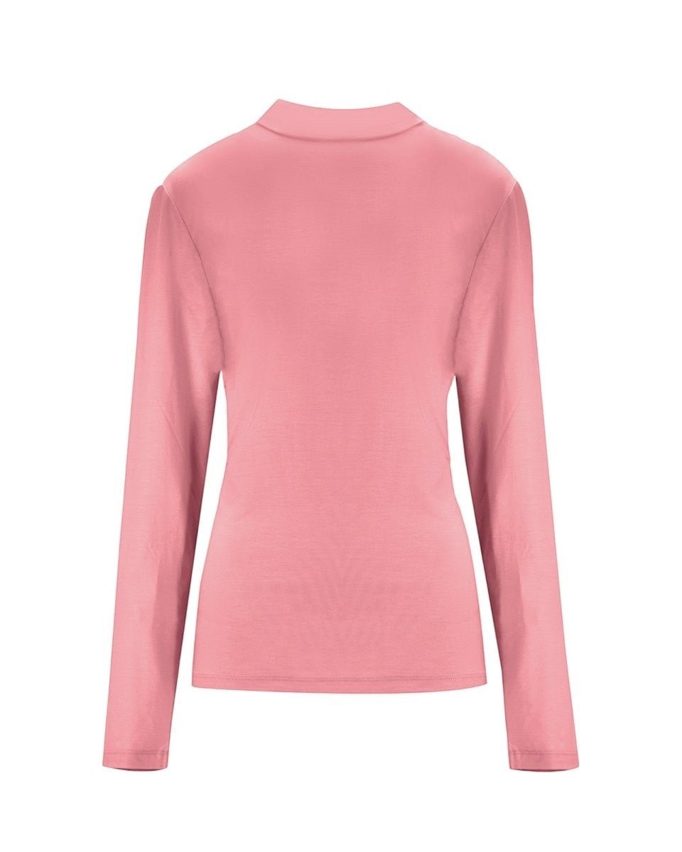 MODERN HIGH-NECK BLOUSE