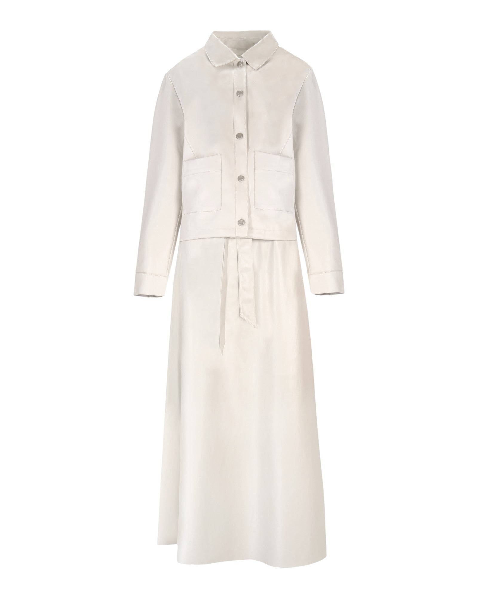 MINIMAL SKIRT & JACKET TWO-PIECE SET