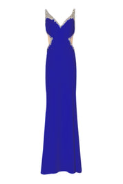 EMBELLISHED CUTOUT MERMAID GOWN