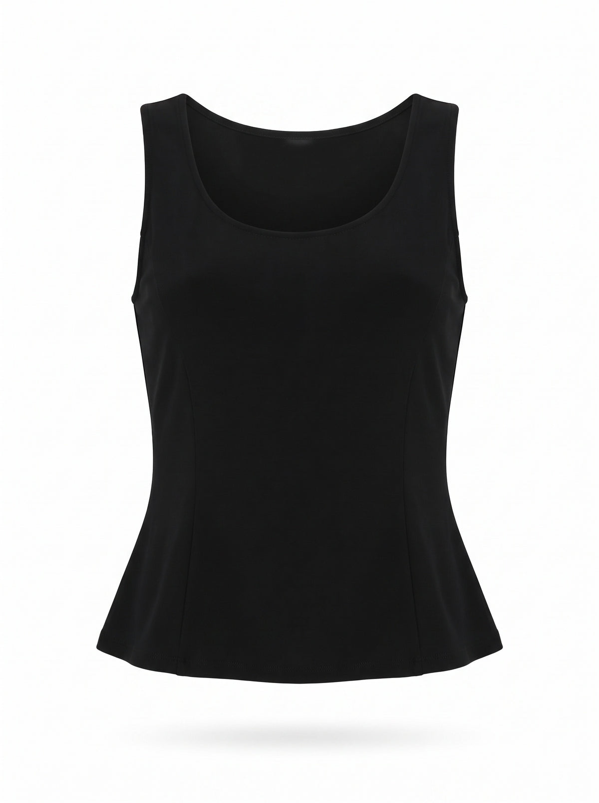 SCOOP NECK PRINCESS SEAM TANK TOP