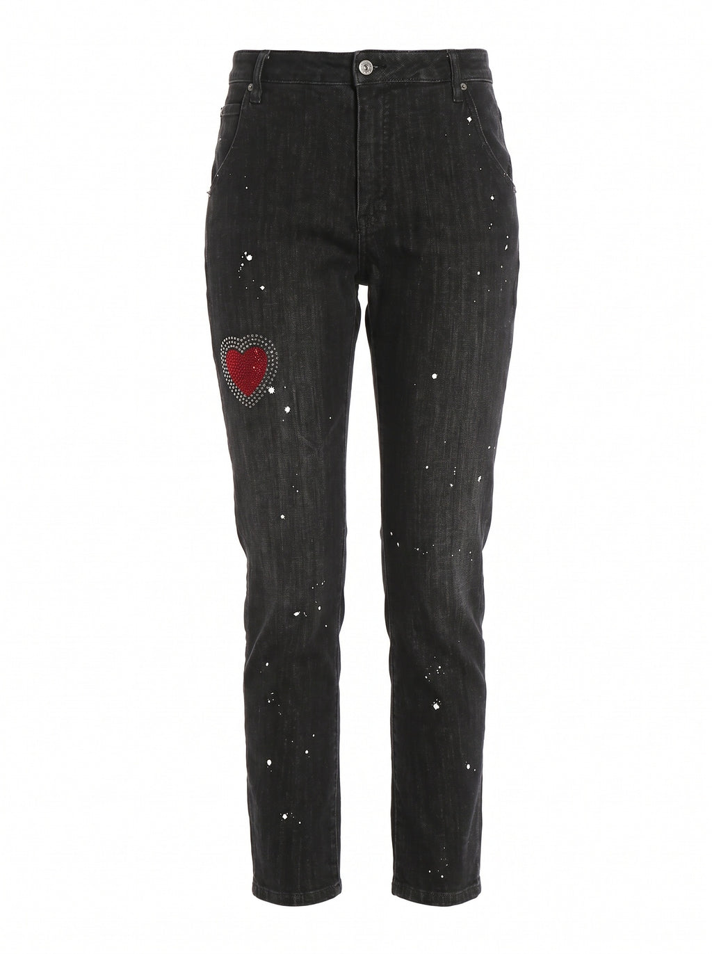 Heart Detail Skinny Jeans