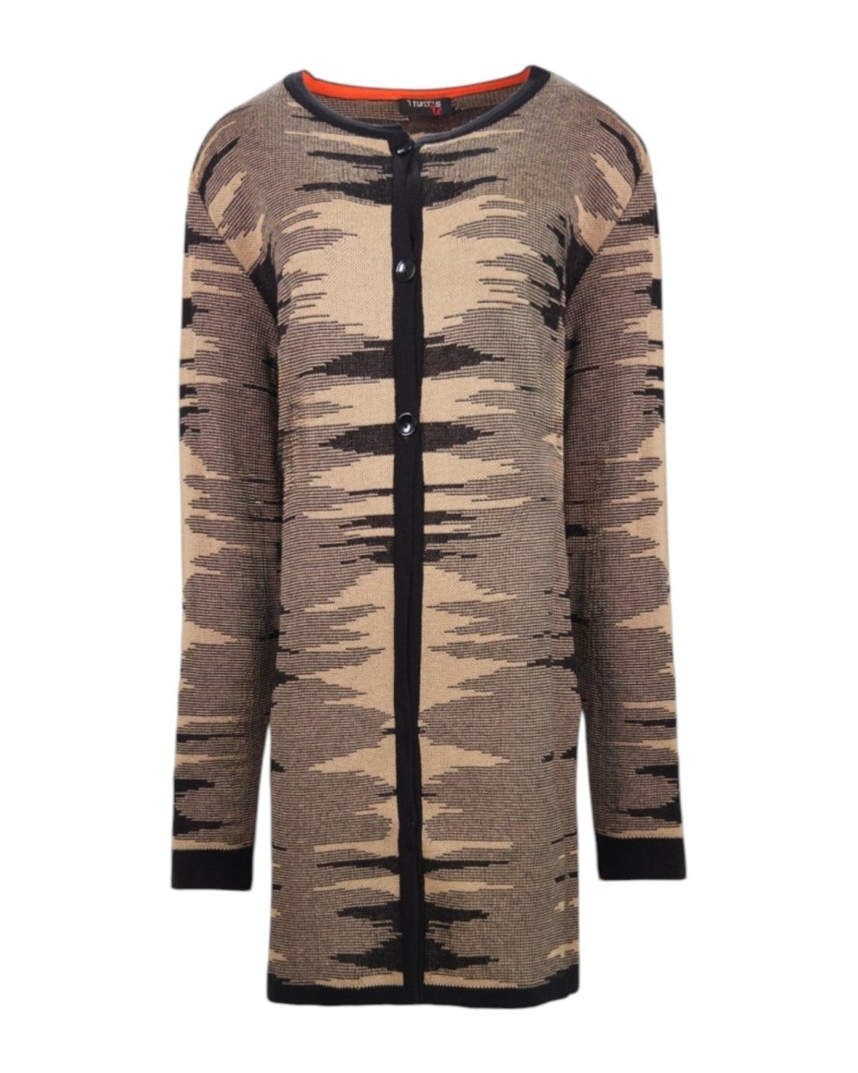 CAMOUFLAGE KNIT JACKET