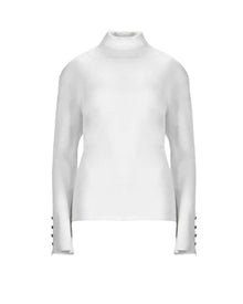 KNIT HIGH-NECK SLIM SWEATER