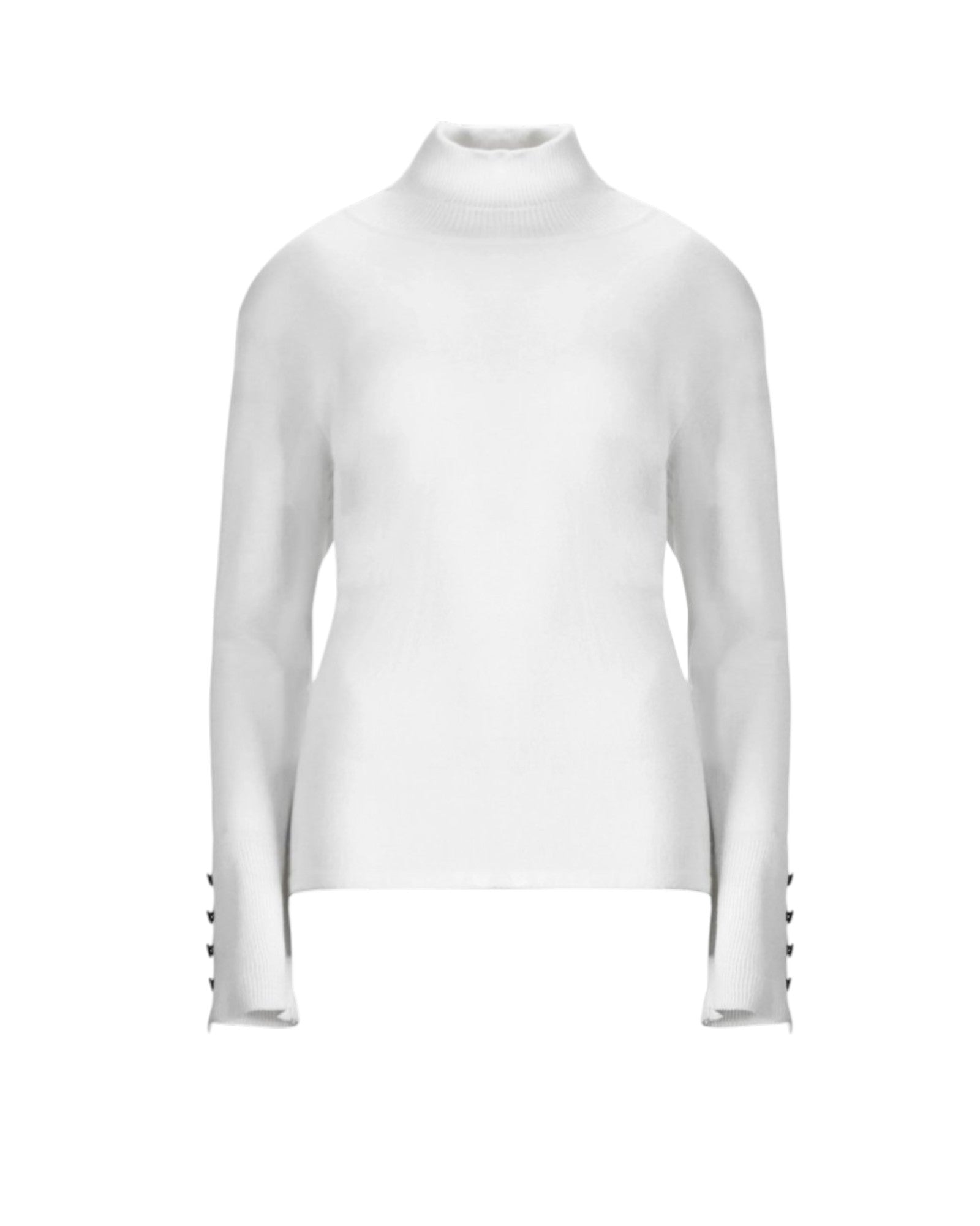 KNIT HIGH-NECK SLIM SWEATER