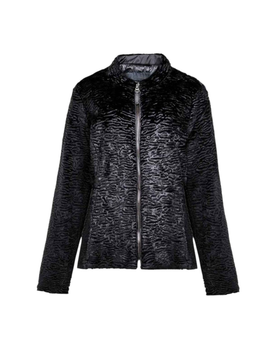 RAW EDGE ZIP JACKET
