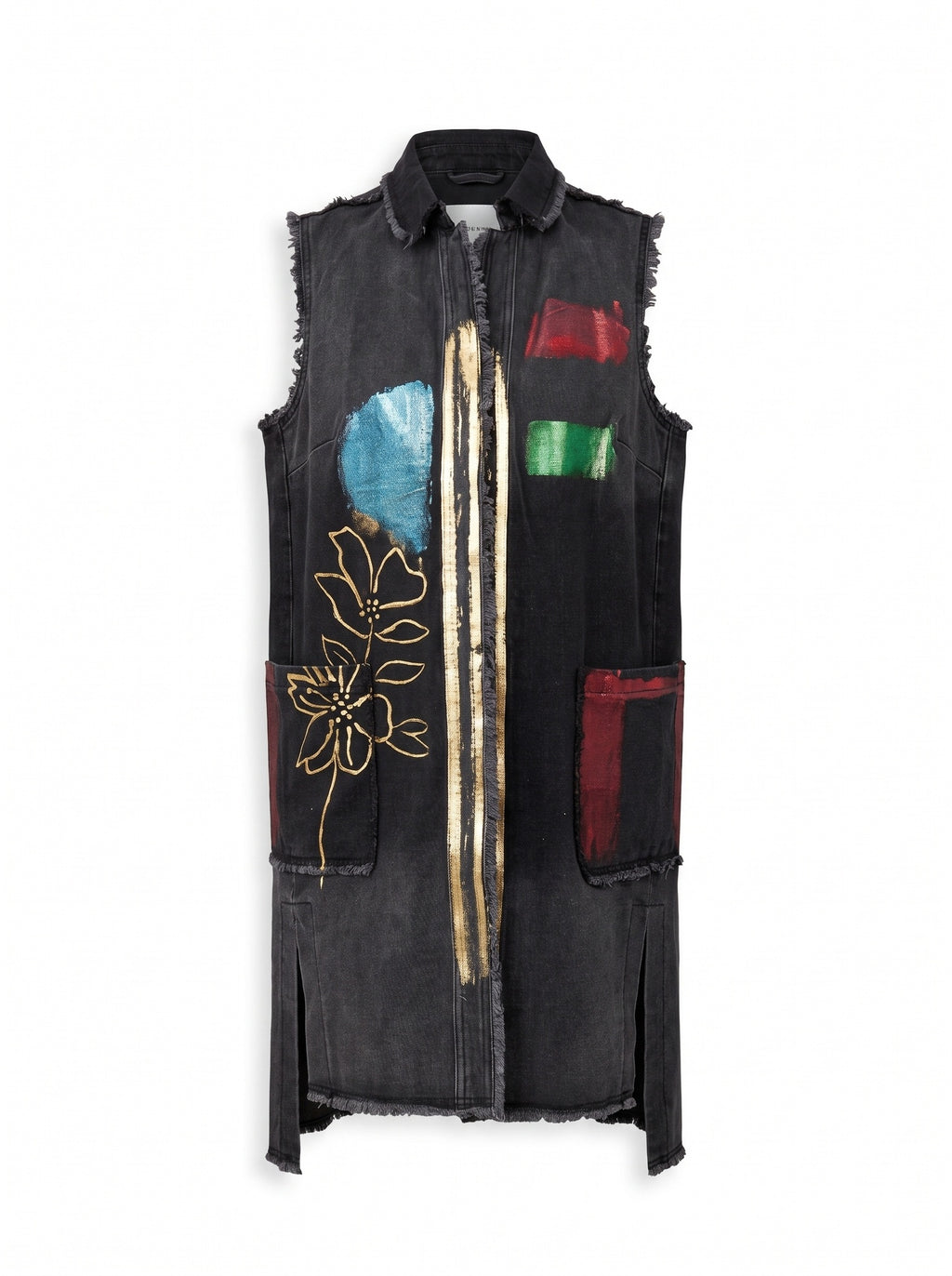 Artistic Denim Vest