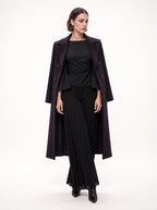 PLEATED WIDE LEG PANTS