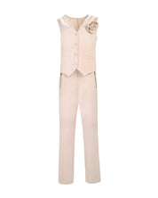 SLEEVELESS VEST & TROUSER SET
