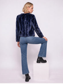 SEQUIN COFFEE PRINT BLOUSE